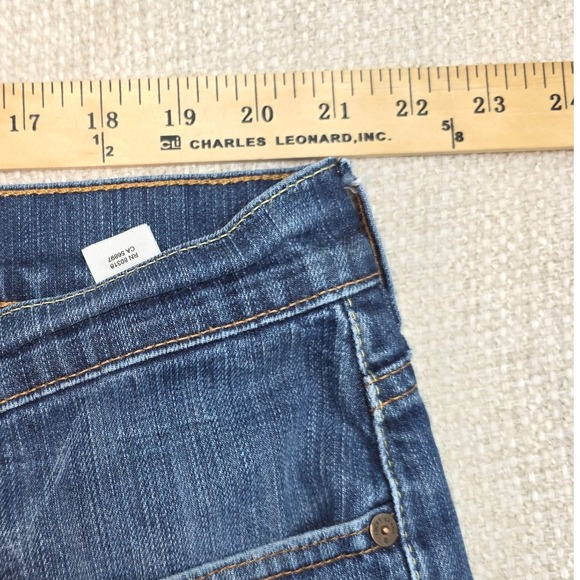 Lucky Brand 181 Relaxed Straight Mens Jeans 44x30 Med Wash Stretch Denim Short - Picture 10 of 12